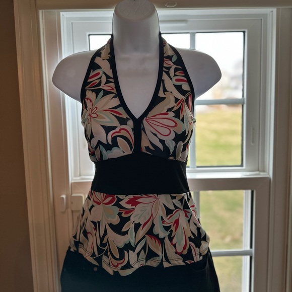 Vintage Halter top with back tie and floral pattern - Picture 6 of 6